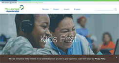 Desktop Screenshot of learningaccelerator.org